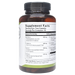 Bottle with supplement facts label on a white background