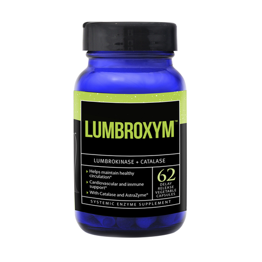 U.S. Enzymes Lumbroxym, 62 capsules, front of bottle