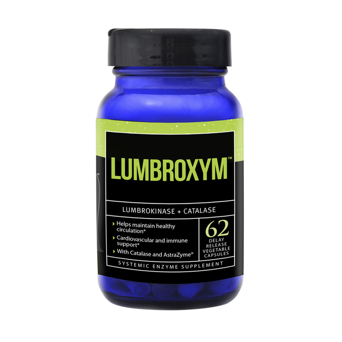 U.S. Enzymes Lumbroxym, 62 capsules, front of bottle