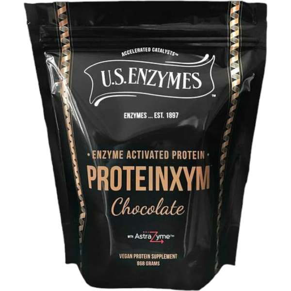 U.S. Enzymes Proteinxym Chocolate, 868 g, front of pouch