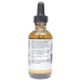 Bottle with inactive ingredients label on a white background