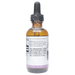 Bottle with warnings on a white background
