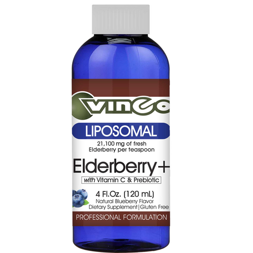Vinco Elderberry+, 4 fl oz, front of bottle
