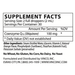 Vinco Liposomal CoQ10 (Ubiquinone) 2 fl oz supplement facts label