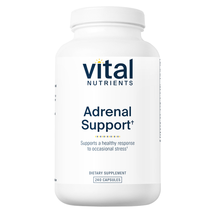 Vital Nutrients Adrenal Support, 240 capsules, front of bottle