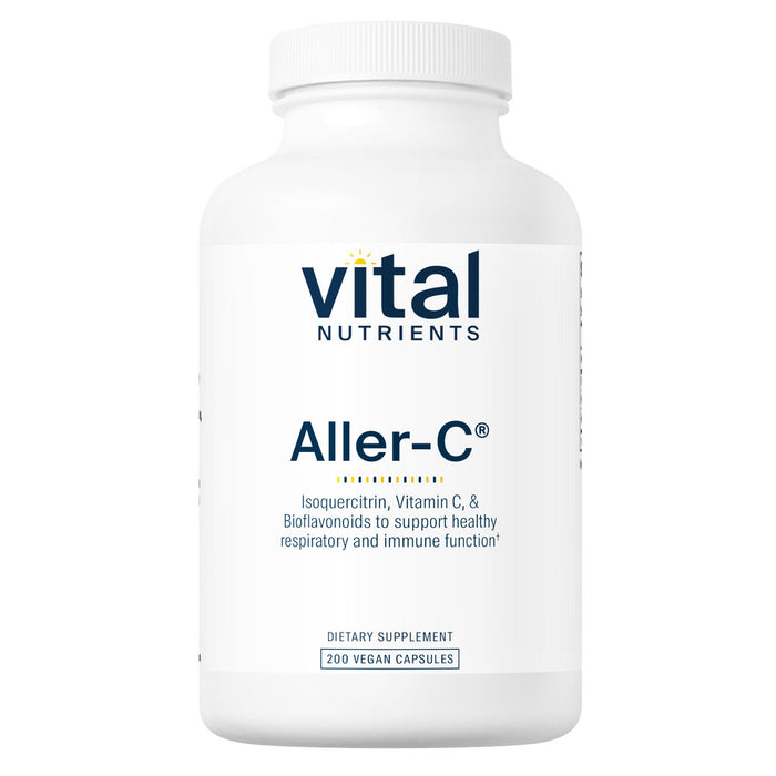 Vital Nutrients Aller-C, 200 capsules, front of bottle