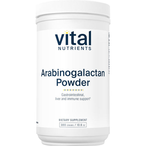Vital Nutrients Arabinogalactan Powder, 300 g, front of jar