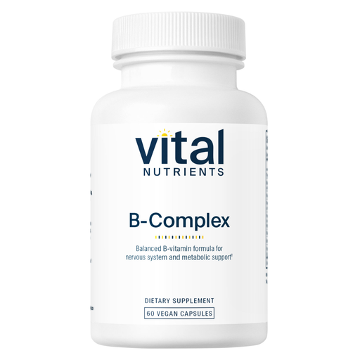 Vital Nutrients B-Complex, 60 capsules, front of bottle