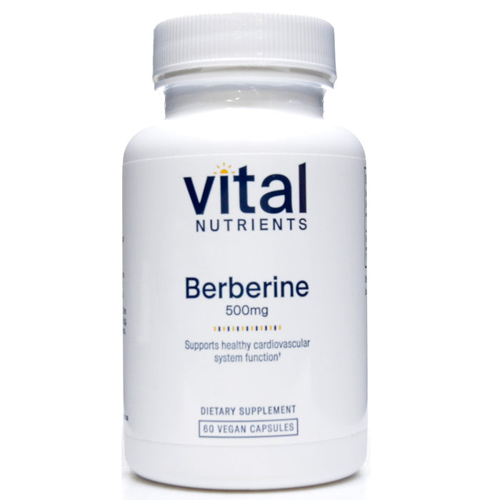 Vital Nutrients Berberine 500 mg, 60 capsules, front of bottle