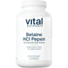 Vital Nutrients Betaine HCL w/Pepsin & Gentian, 225 capsules, front of bottle