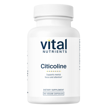 Vital Nutrients Citicoline 500 mg, 60 veg capsules, front of bottle