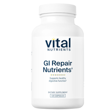 Vital Nutrients GI Repair Nutrients, 120 capsules, front of bottle