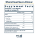 Vital Nutrients GLP-1 Daily Support Fiber Unflavored
