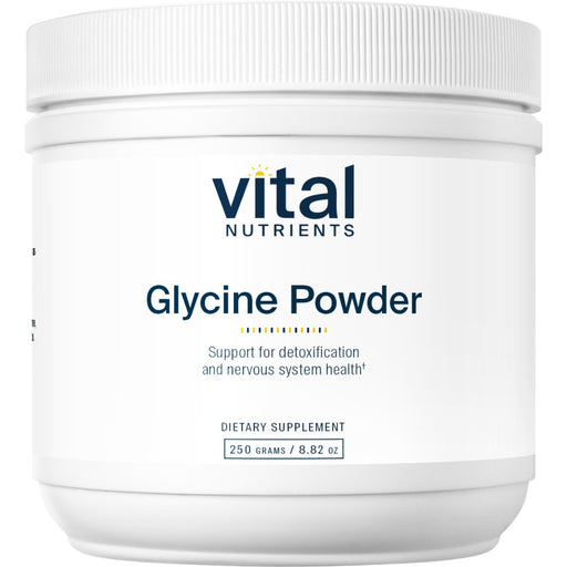 Vital Nutrients Glycine Powder, 250 g, front of jar