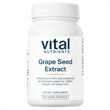 Vital Nutrients Grape Seed Extract 200 mg, 90 capsules, front of bottle