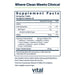 Vital Nutrients Hyperbiotics Pro-15 Advanced Probiotic 60 tablets supplement facts label