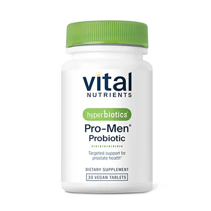 Vital Nutrients Hyperbiotics Pro-Men Probiotic, 30 tablets, front of bottle