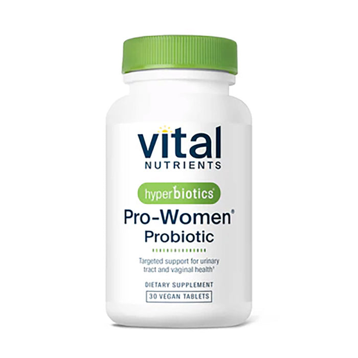 Vital Nutrients Hyperbiotics Pro-Women Probiotic, 60 tablets, front of bottle