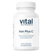 Vital Nutrients Iron Plus C, 100 veg capsules, front of bottle