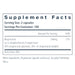 Vital Nutrients Magnesium Glycinate + Malate 200 capsules supplement facts label