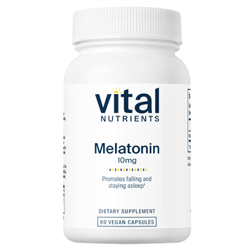 Vital Nutrients Melatonin 10 mg, 60 capsules, front of bottle