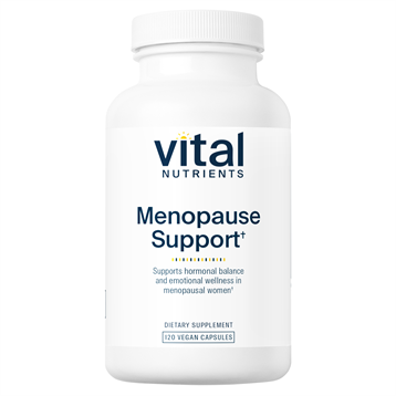 Vital Nutrients Menopause Support, 120 capsules, front of bottle