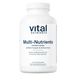 Vital Nutrients Multi-Nutrients 3 Citrate/Malate Formula (without Copper & without Iron), 180 capsules, front of bottle