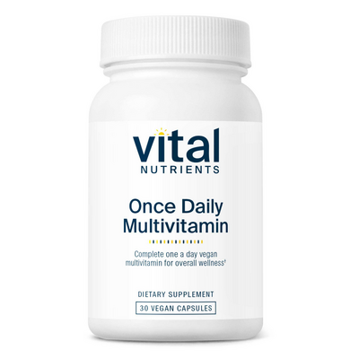 Vital Nutrients Once Daily Multivitamin, 30 capsules, front of bottle