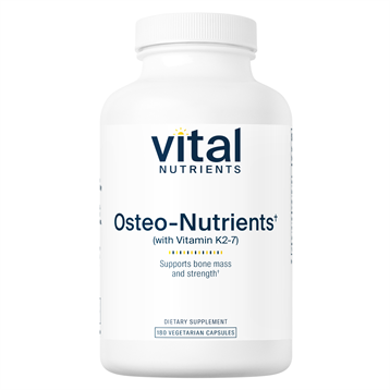 Vital Nutrients Osteo-Nutrients, 180 capsules, front of bottle