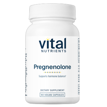 Vital Nutrients Pregnenolone 10 mg, 60 capsules, front of bottle
