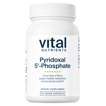 Vital Nutrients Pyridoxal 5 Phosphate 50 mg, 90 capsules, front of bottle