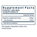 Vital Nutrients Resveratrol 500 mg 60 capsules supplement facts label