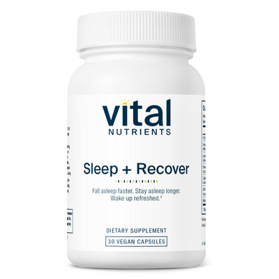 Vital Nutrients Sleep + Recover, 30 capsules, front of bottle