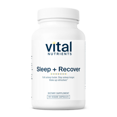 Vital Nutrients Sleep + Recover, 90 capsules, front of bottle