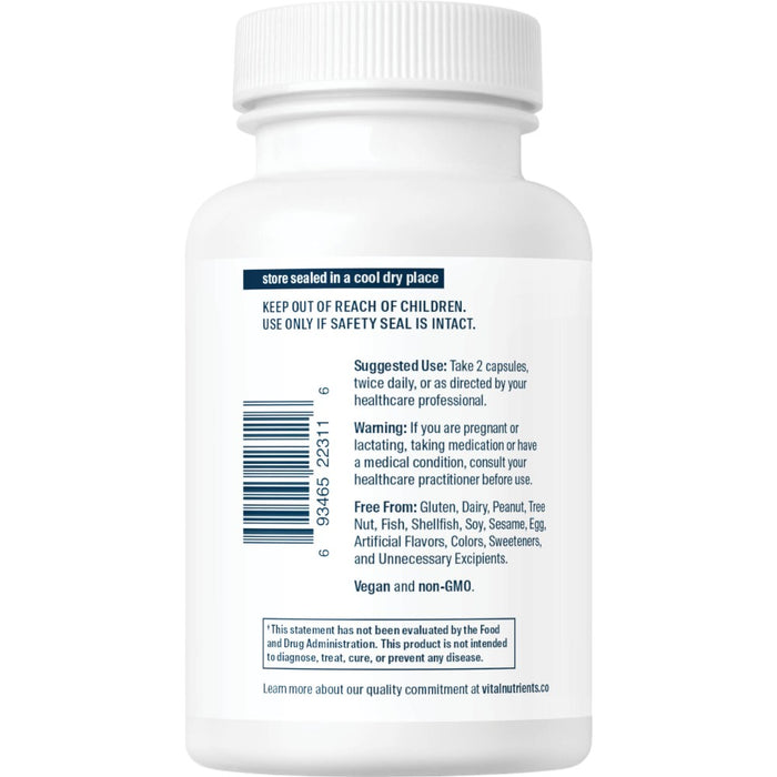 Vital Nutrients St. Johns Wort 600 mg 90 capsules suggested use label