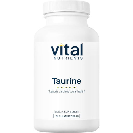 Vital Nutrients Taurine 1000 mg, 120 veg capsules, front of bottle