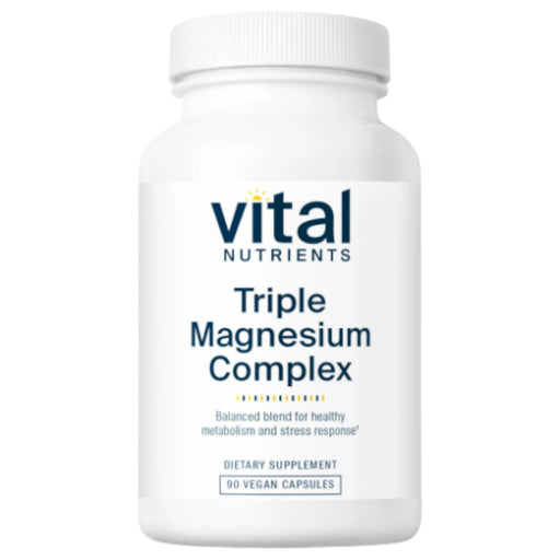 Vital Nutrients Triple Magnesium Complex, 90 capsules, front of bottle