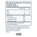 Vital Nutrients Ultra Pure Fish Oil 700 60 softgels supplement facts label
