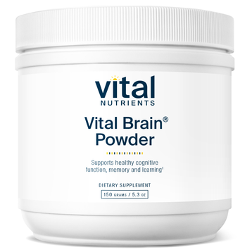 Vital Nutrients Vital Brain Powder, 150 g, front of jar