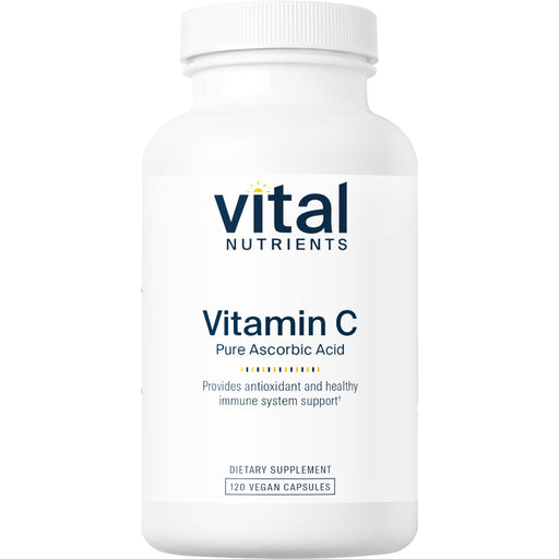 Vital Nutrients Vitamin C (100% pure) 1000 mg, 120 capsules, front of bottle
