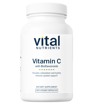 Vital Nutrients Vitamin C 1000 mg with Bioflavonoids, 100 capsules, front of bottle