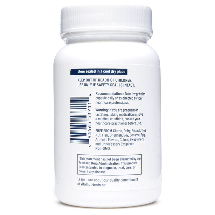 Vital Nutrients Vitamin D3 2000 IU 90 veg capsules suggested use label