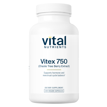 Vital Nutrients Vitex 750, 120 capsules, front of bottle