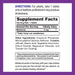 Vitamin World Bi-Layered Melatonin 5 mg 60 tablets supplement facts label