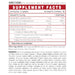 Vitamin World Testosterone Support 90 capsules supplement facts label