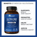 Vitamin World ULTRA 360 Men's 50+ Multi 180 caplets, benefits graphic