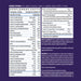 Vitamin World ULTRA 360 Women's 50+ Multi 180 caplets supplement facts label