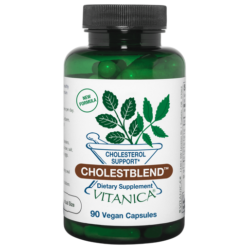 Vitanica Cholest Blend, 90 capsules, front of bottle