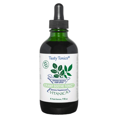 Vitanica Cramp Soothe Tonic, 4 fl oz, front of bottle
