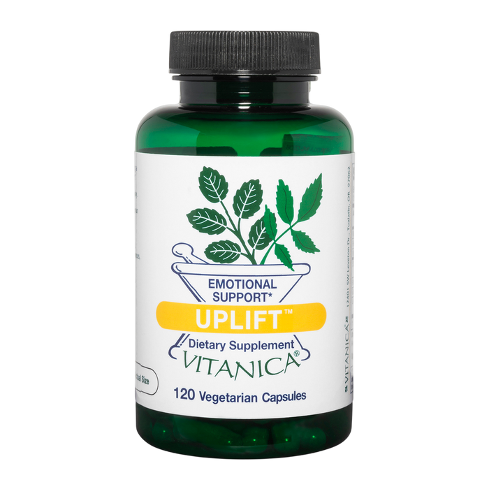 Vitanica Uplift Emotional Support 120 vegetarian capsules dietary supplement 